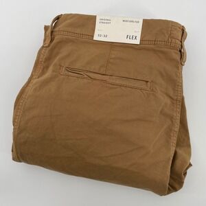 American Eagle Men's Ne(x)t Level Flex Original Straight Chino Pants Brown 32x32